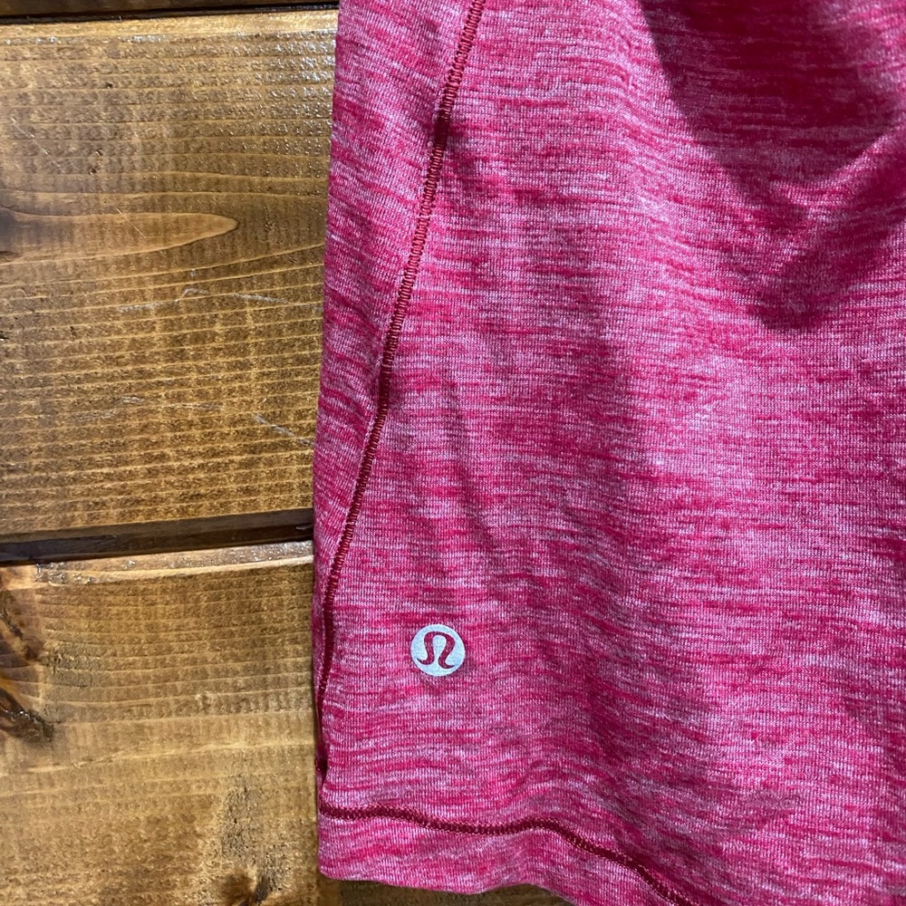 Lululemon Heathered Ruby Red Twist & Toil Tank - image 5